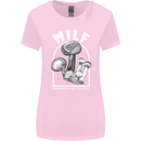 MILF Mushrooms I Like to Forage Womens Wider Cut T-Shirt Light Pink