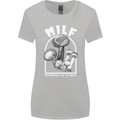 MILF Mushrooms I Like to Forage Womens Wider Cut T-Shirt Sports Grey