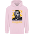 MLK Martin Luther King Black Lives Matter Childrens Kids Hoodie Light Pink