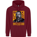 MLK Martin Luther King Black Lives Matter Childrens Kids Hoodie Maroon