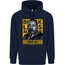 MLK Martin Luther King Black Lives Matter Childrens Kids Hoodie Navy Blue