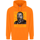MLK Martin Luther King Black Lives Matter Childrens Kids Hoodie Orange