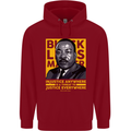 MLK Martin Luther King Black Lives Matter Childrens Kids Hoodie Red
