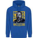 MLK Martin Luther King Black Lives Matter Childrens Kids Hoodie Royal Blue