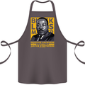 MLK Martin Luther King Black Lives Matter Cotton Apron 100% Organic Dark Grey