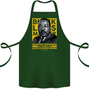 MLK Martin Luther King Black Lives Matter Cotton Apron 100% Organic Forest Green