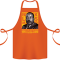 MLK Martin Luther King Black Lives Matter Cotton Apron 100% Organic Orange