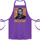 MLK Martin Luther King Black Lives Matter Cotton Apron 100% Organic Purple