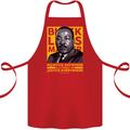 MLK Martin Luther King Black Lives Matter Cotton Apron 100% Organic Red