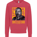 MLK Martin Luther King Black Lives Matter Kids Sweatshirt Jumper Heliconia