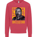 MLK Martin Luther King Black Lives Matter Kids Sweatshirt Jumper Heliconia