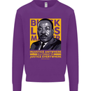 MLK Martin Luther King Black Lives Matter Kids Sweatshirt Jumper Purple