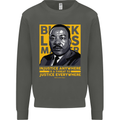 MLK Martin Luther King Black Lives Matter Kids Sweatshirt Jumper Storm Grey