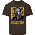 MLK Martin Luther King Black Lives Matter Kids T-Shirt Childrens Chocolate