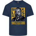 MLK Martin Luther King Black Lives Matter Kids T-Shirt Childrens Navy Blue