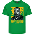 MLK Martin Luther King Black Lives Matter Mens Cotton T-Shirt Tee Top Irish Green
