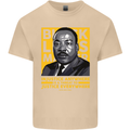 MLK Martin Luther King Black Lives Matter Mens Cotton T-Shirt Tee Top Sand