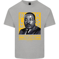 MLK Martin Luther King Black Lives Matter Mens Cotton T-Shirt Tee Top Sports Grey