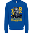 MLK Martin Luther King Black Lives Matter Mens Sweatshirt Jumper Royal Blue