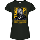 MLK Martin Luther King Black Lives Matter Womens Petite Cut T-Shirt Black