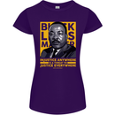 MLK Martin Luther King Black Lives Matter Womens Petite Cut T-Shirt Purple