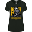 MLK Martin Luther King Black Lives Matter Womens Wider Cut T-Shirt Black