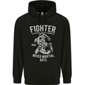 MMA Fighter MMA Mixed Martial Arts Gym Childrens Kids Hoodie Black
