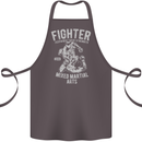 MMA Fighter MMA Mixed Martial Arts Gym Cotton Apron 100% Organic Dark Grey