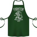 MMA Fighter MMA Mixed Martial Arts Gym Cotton Apron 100% Organic Forest Green