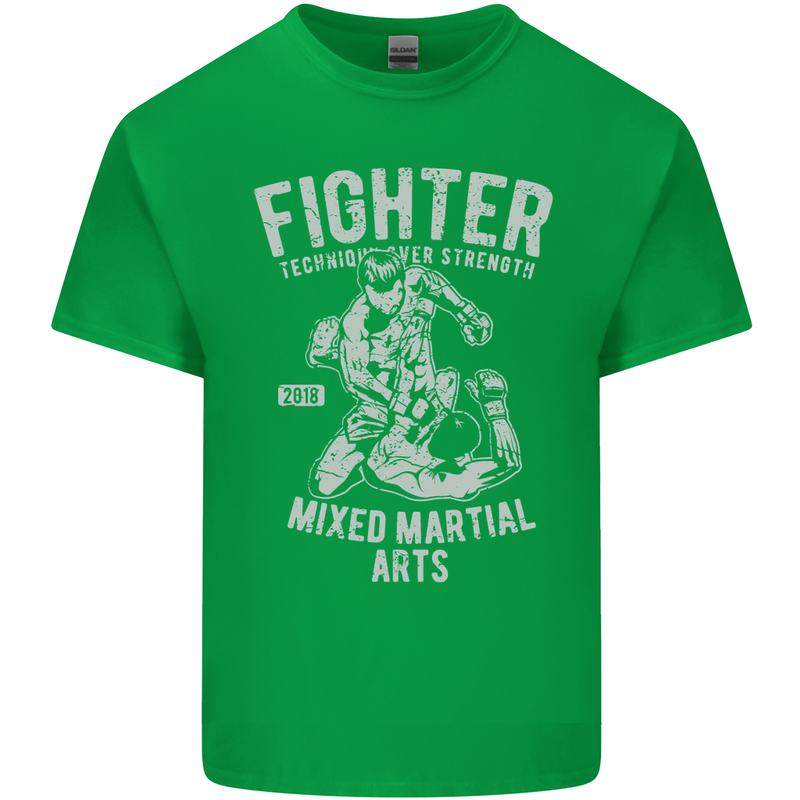 MMA Fighter MMA Mixed Martial Arts Gym Kids T-Shirt Childrens Irish Green