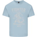 MMA Fighter MMA Mixed Martial Arts Gym Kids T-Shirt Childrens Light Blue