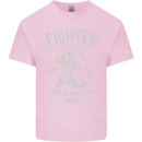 MMA Fighter MMA Mixed Martial Arts Gym Kids T-Shirt Childrens Light Pink