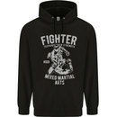 MMA Fighter MMA Mixed Martial Arts Gym Mens 80% Cotton Hoodie Black