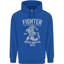 MMA Fighter MMA Mixed Martial Arts Gym Mens 80% Cotton Hoodie Royal Blue