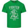 MMA Fighter MMA Mixed Martial Arts Gym Mens Cotton T-Shirt Tee Top Irish Green