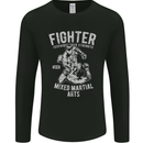 MMA Fighter MMA Mixed Martial Arts Gym Mens Long Sleeve T-Shirt Black