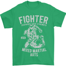 MMA Fighter MMA Mixed Martial Arts Gym Mens T-Shirt Cotton Gildan Irish Green