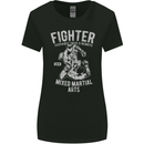 MMA Fighter MMA Mixed Martial Arts Gym Womens Wider Cut T-Shirt Black