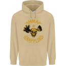 MMA Grappling Mixed Martial Arts UFC Mens 80% Cotton Hoodie Sand