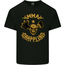 MMA Grappling Mixed Martial Arts UFC Mens Cotton T-Shirt Tee Top Black