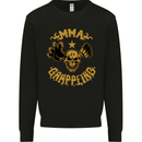 MMA Grappling Mixed Martial Arts UFC Mens Sweatshirt Jumper Black