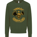 MMA Grappling Mixed Martial Arts UFC Mens Sweatshirt Jumper Forest Green