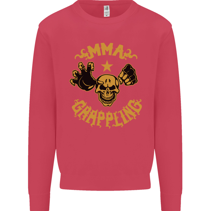 MMA Grappling Mixed Martial Arts UFC Mens Sweatshirt Jumper Heliconia