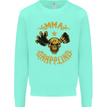 MMA Grappling Mixed Martial Arts UFC Mens Sweatshirt Jumper Peppermint