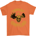 MMA Grappling Mixed Martial Arts UFC Mens T-Shirt Cotton Gildan Orange