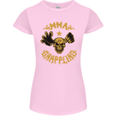 MMA Grappling Mixed Martial Arts UFC Womens Petite Cut T-Shirt Light Pink
