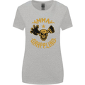 MMA Grappling Mixed Martial Arts UFC Womens Wider Cut T-Shirt Sports Grey