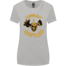 MMA Grappling Mixed Martial Arts UFC Womens Wider Cut T-Shirt Sports Grey