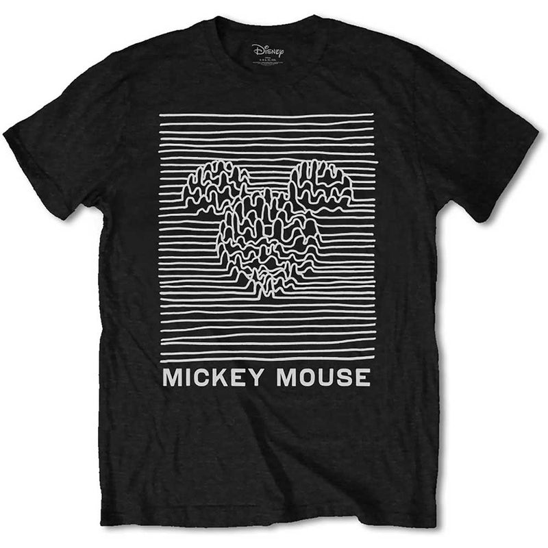Joy division unknown pleasures album mickey mouse disney mashup mens black music t-shirt band tee