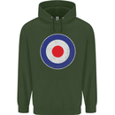 MOD Logo Scooter Biker RAF Royal Air Force Childrens Kids Hoodie Forest Green